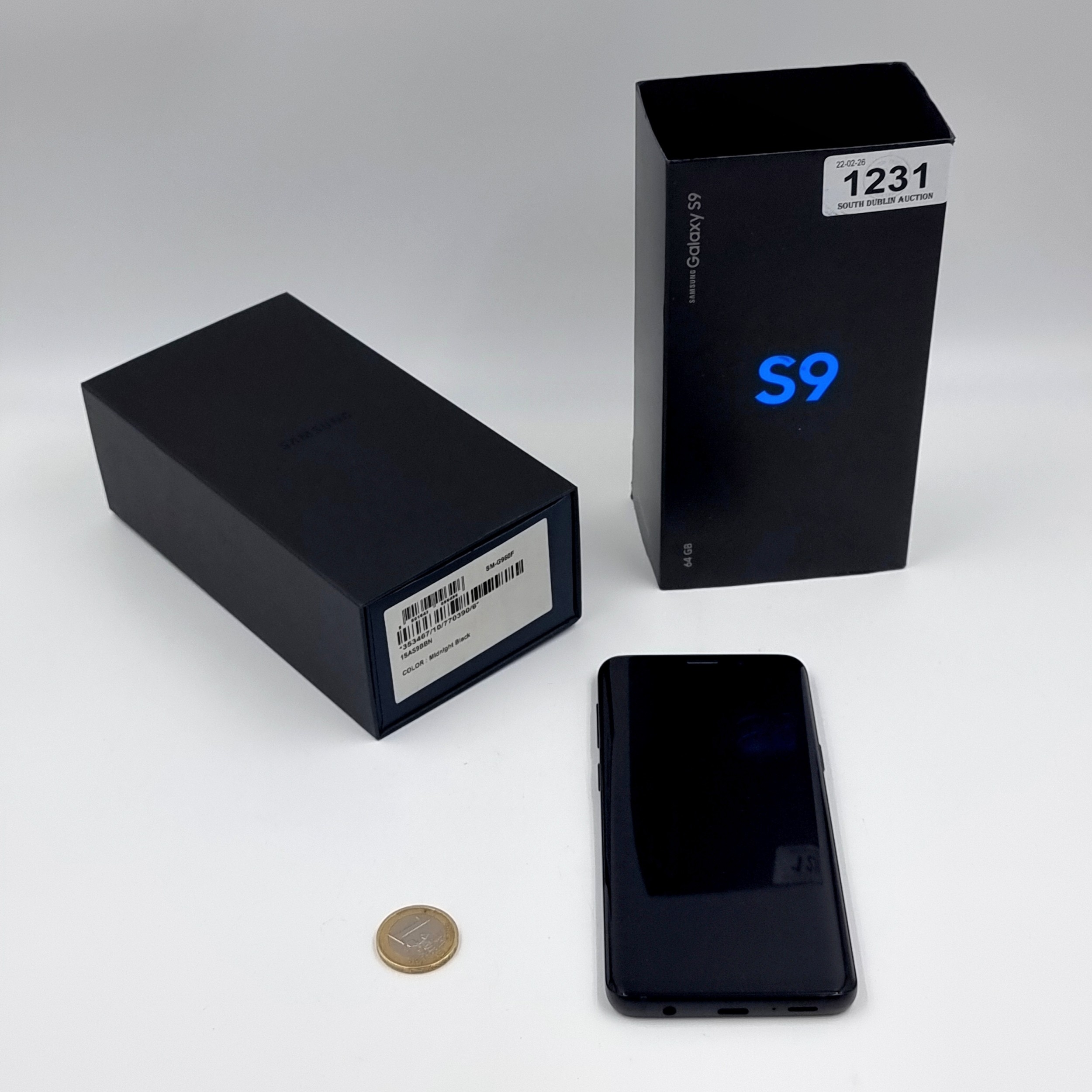 Star Lot : A Samsung Galaxy S9 SM-G960F 64GB android smartphone in ...