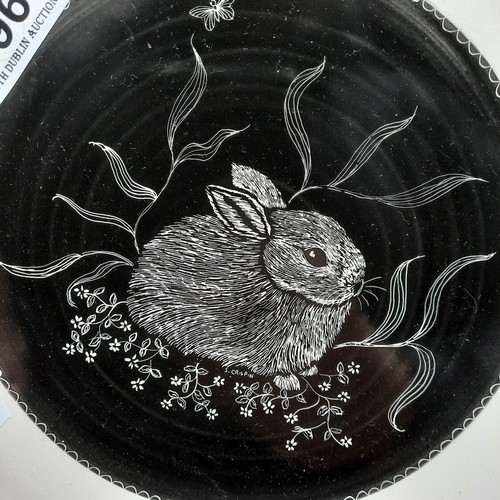 396 - Six vintage Countryside animal decorative hanging plates. Lot includes examples with ''S. Crispin'' ... 