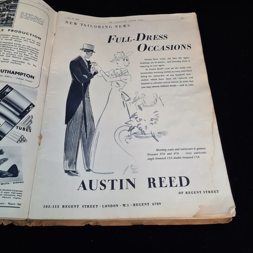 134 - A vintage circa 1939 publication of The Illustrated London News published on June 10 1939 detailing ... 