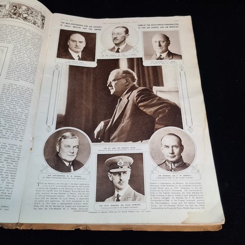 134 - A vintage circa 1939 publication of The Illustrated London News published on June 10 1939 detailing ... 