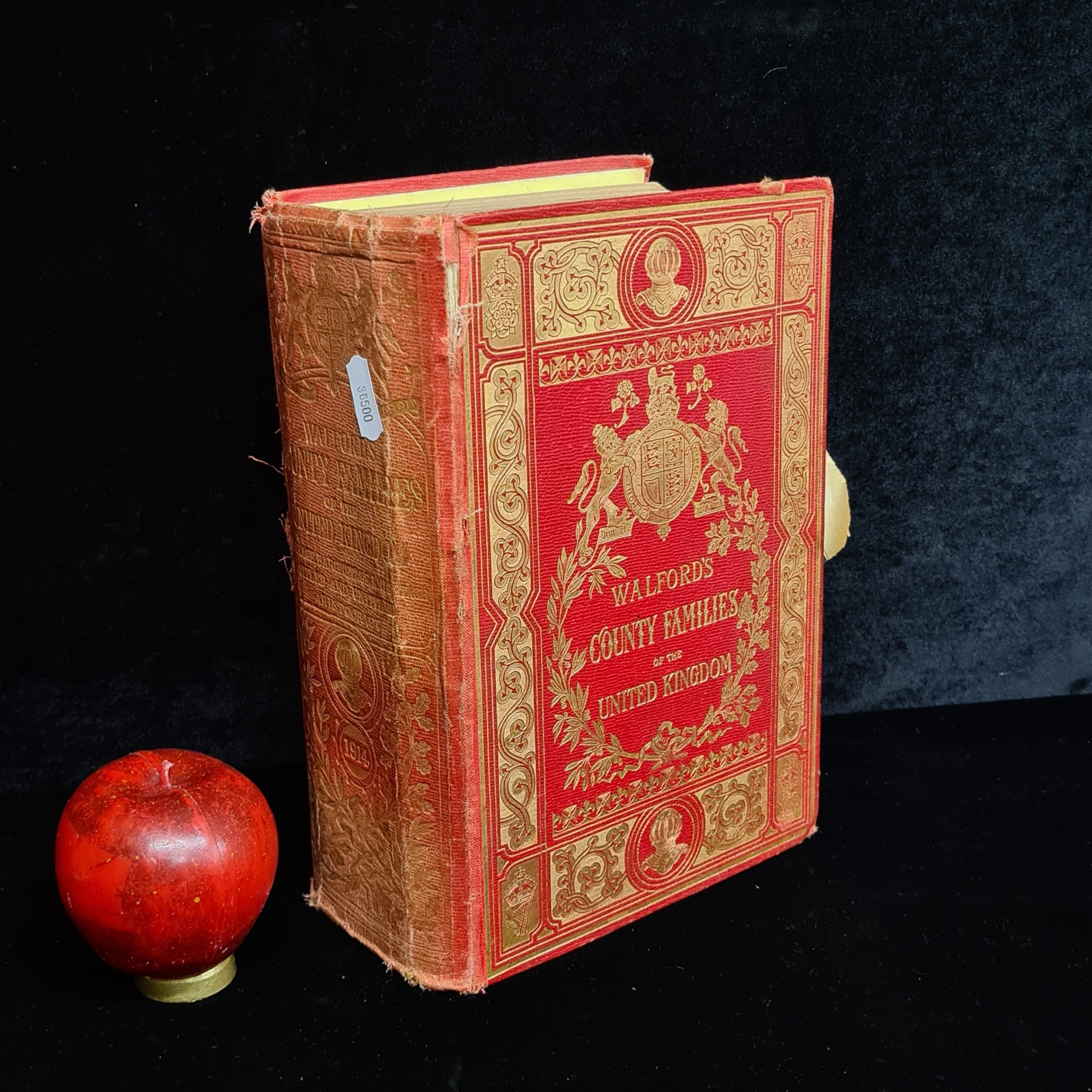 A hardcover of Walford's County Families of the United Kingdom printed ...