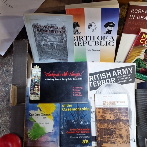 A group of Irish history and political books and paperbacks, including ...