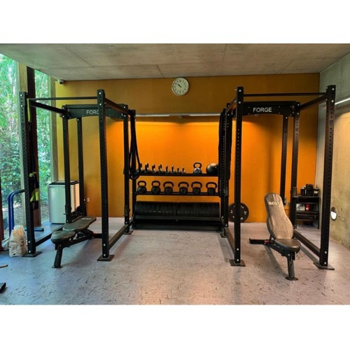 Super star Lot. A Commercial Power Rack system super double Gym cage ...