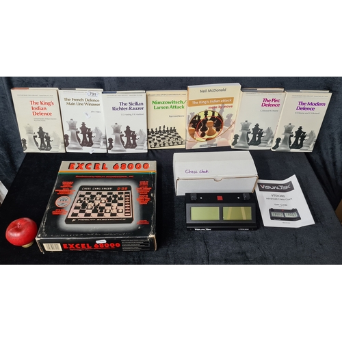 A selection of seven books on the interest of Playing Chess including ...