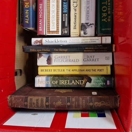 A group of assorted hardback and paperback books, chiefly Irish history ...