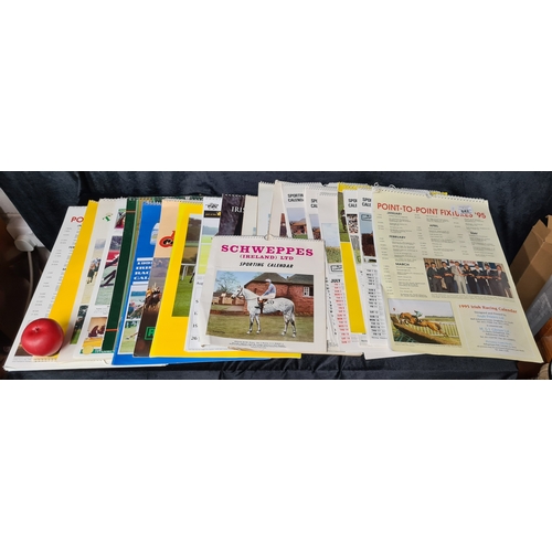 An excellent large selection of horse racing sporting calendars, with ...