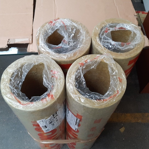 Four Rockwool PROROX PS 960 mineral wool pipe insulation sections ...