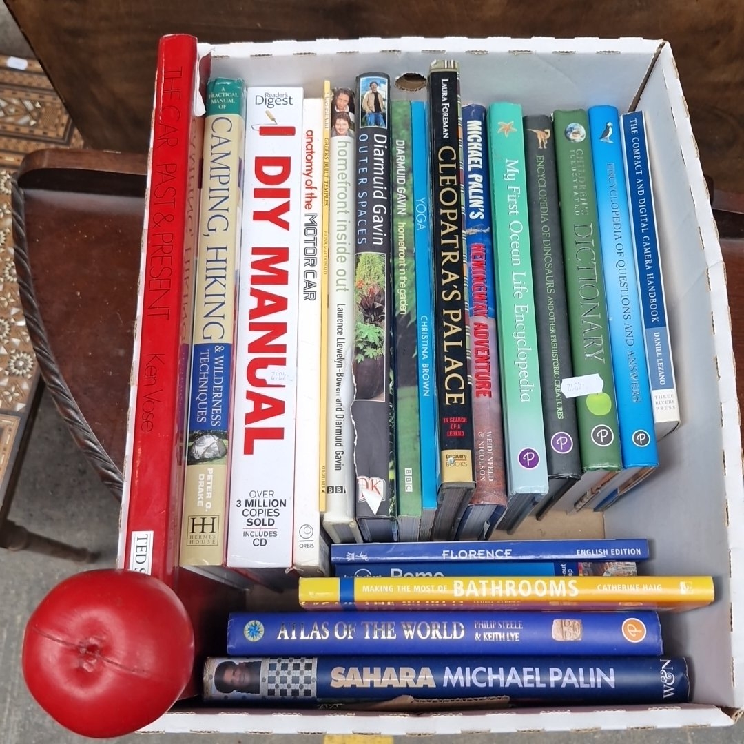 A group of assorted hardback and paperback reference and hobby books ...