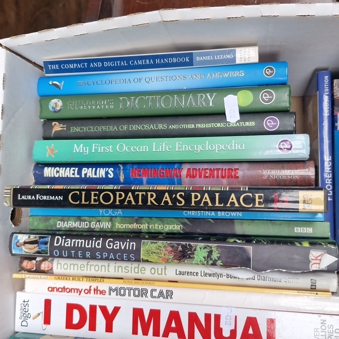 A group of assorted hardback and paperback reference and hobby books ...