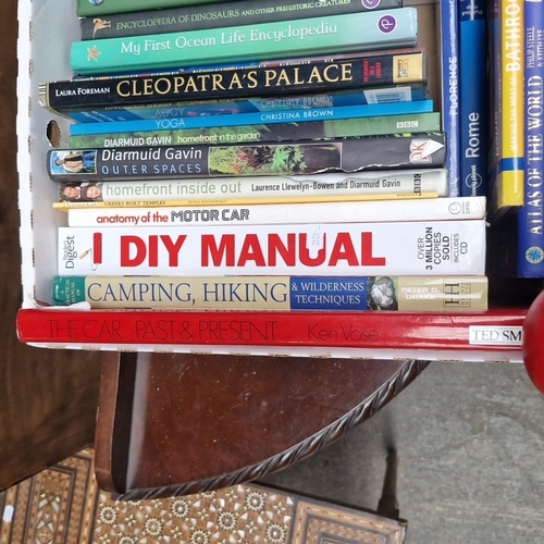 A group of assorted hardback and paperback reference and hobby books ...