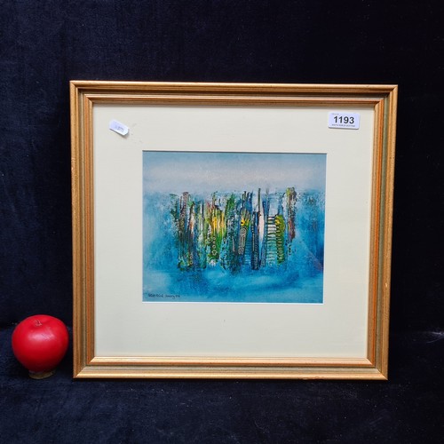 Star Lot: 'Geoff Rhind' A mixed media 'Geoff Rhind' on paper painting ...