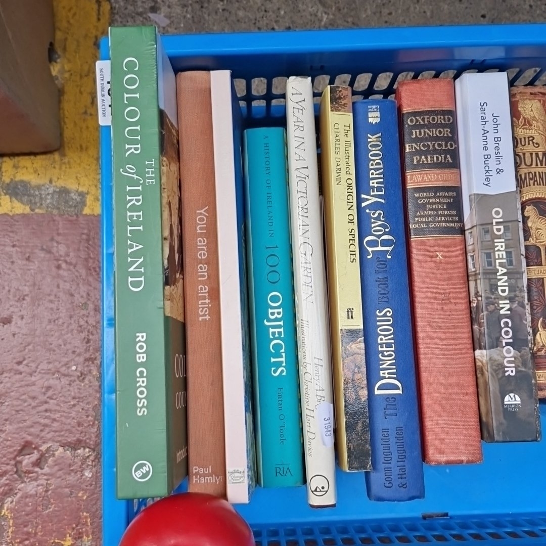 A group of assorted hardback and paperback books including Irish ...