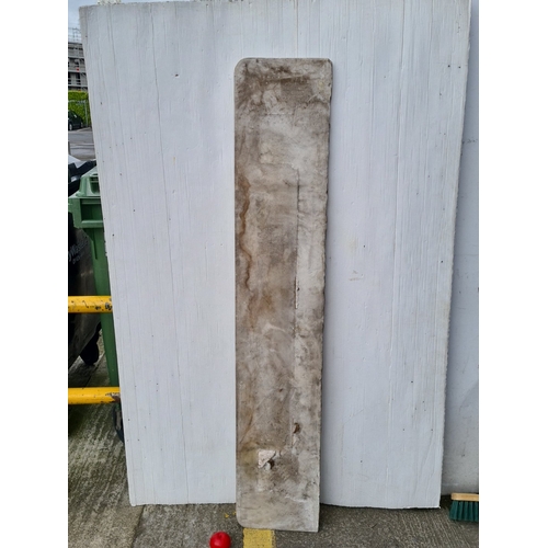 Satr Lot : A large antique Rectangular marble slab with rounded corners ...