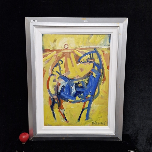 70 - Star Lot: Hermann Wagner (German, Contemporary b.1943 - d.2019) A large original Hermann Wagner acry... 