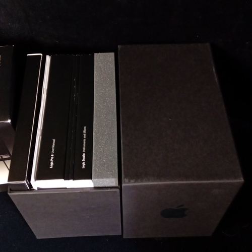 Apple Logic Studio software box with accompanying manuals and packaging ...