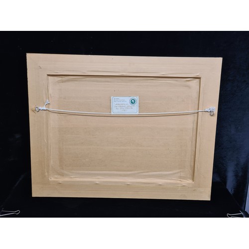 66 - Star Lot: A large oil on board painting after 'John Skelton (1924-2009)' titled 'Men Of Aran'. Featu... 