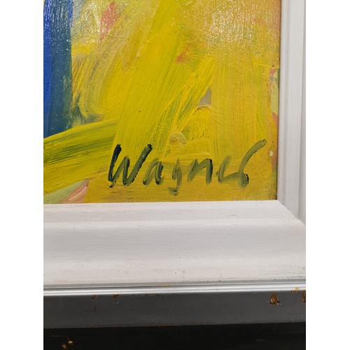 70 - Star Lot: Hermann Wagner (German, Contemporary b.1943 - d.2019) A large original Hermann Wagner acry... 