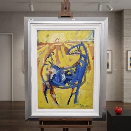 70 - Star Lot: Hermann Wagner (German, Contemporary b.1943 - d.2019) A large original Hermann Wagner acry... 