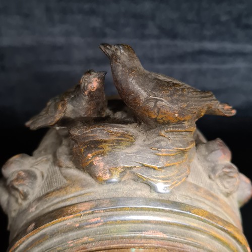 181 - Star Lot: A charming late 19th/early 20th century French eight day mantel clock titled 