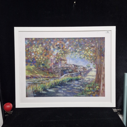 74 - Star Lot: John Nolan (b.1958, Irish) A beautiful 'John Nolan (b.1958, Irish)' pastel on canson paper... 