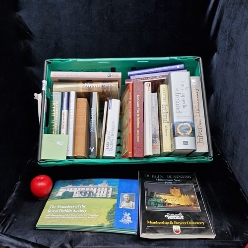 A collection of Irish-interest books and reference volumes, hardback ...