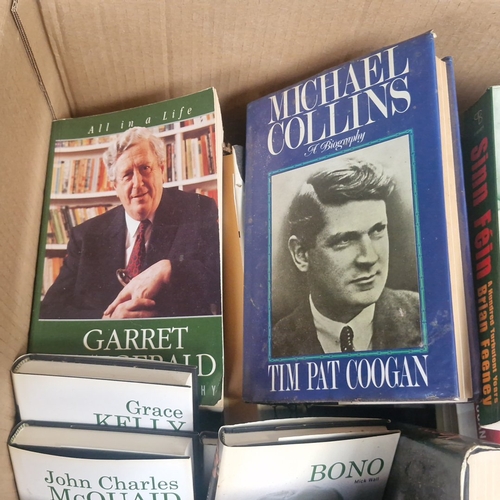 A large box of Irish Interest books.