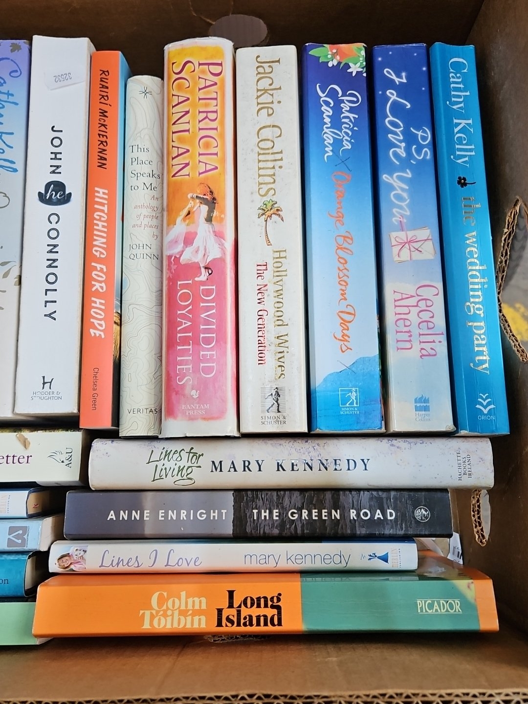 A quantity of modern Irish and popular fiction and memoir paperbacks ...