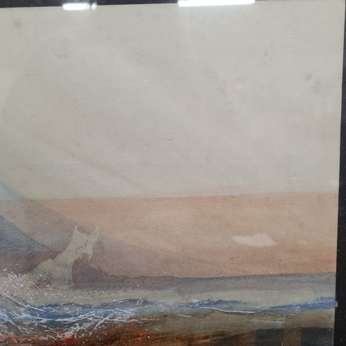 61 - Star Lot: A captivating 'Henry Dunne (Blackmore)' mixed media on paper painting. Features a portrait... 