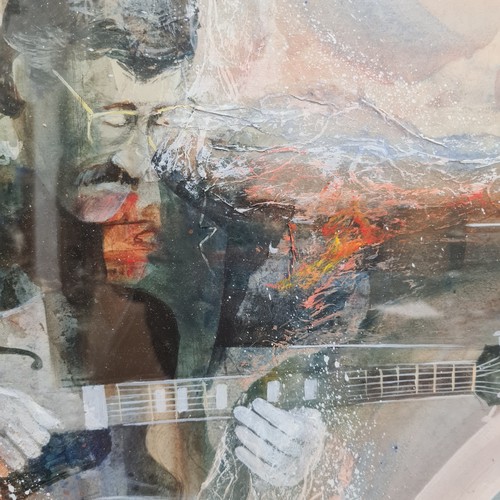 61 - Star Lot: A captivating 'Henry Dunne (Blackmore)' mixed media on paper painting. Features a portrait... 