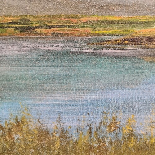 63 - Star Lot: A brilliant large 'Brendan Hayes (Irish, 20th/21st Century)' oil on board painting titled ... 