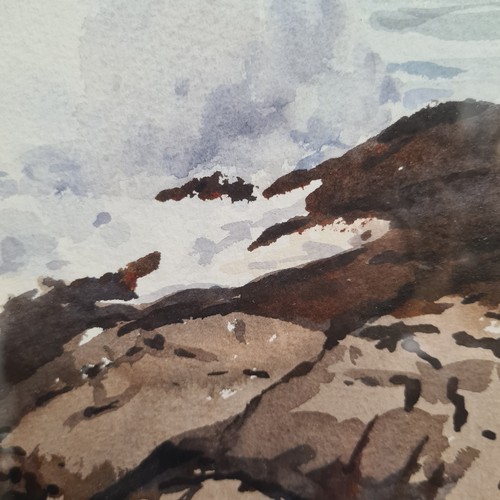 72 - Star Lot : A 'Cormac O'Connor (1928-1998)' watercolour on paper painting titled 'Near Lambs Head'. F... 