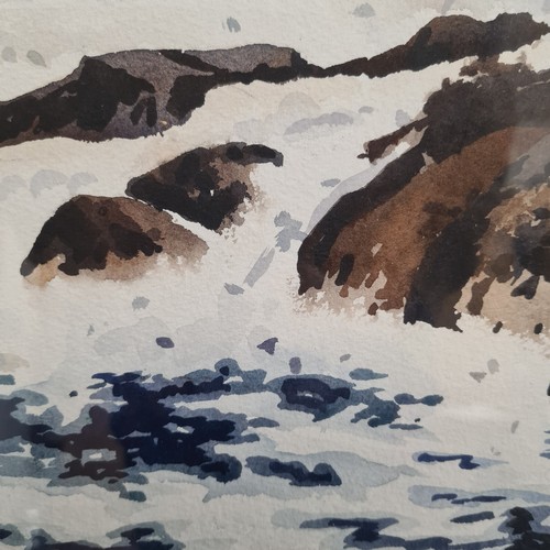 72 - Star Lot : A 'Cormac O'Connor (1928-1998)' watercolour on paper painting titled 'Near Lambs Head'. F... 
