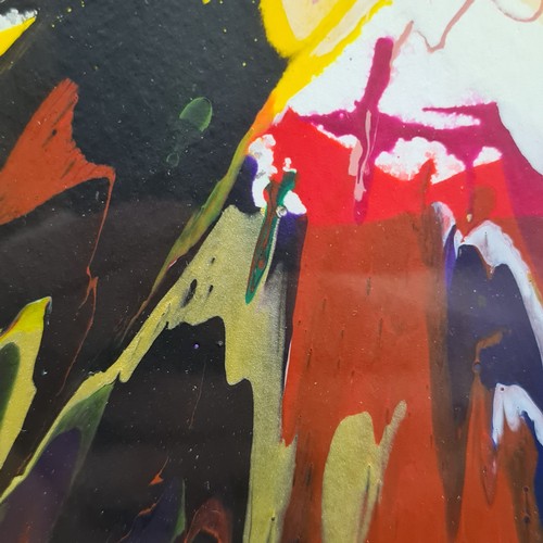 75 - Super Star lot : 'Damien Hirst (b.1965)' A very Large (almost a meter wide ) acrylic on paper painti... 