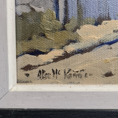 115 - Star Lot: A brilliant 'Alex McKenna' oil on canvas painting titled 'Hampton Hall Farm'. Features a r... 