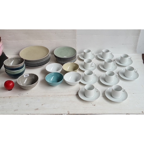 A large quantity of Thomas, Rosenthal Group porcelain tablewares, Made in Germany, including a suite