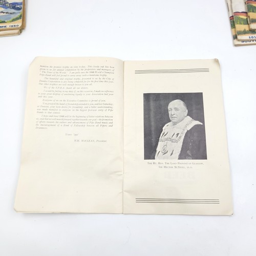50 - A collection of 5 Cowal highland gathering at Dunoon souvenir program. Dated 1949/50/51/52/53. All i... 