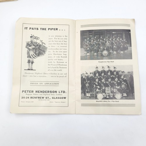50 - A collection of 5 Cowal highland gathering at Dunoon souvenir program. Dated 1949/50/51/52/53. All i... 