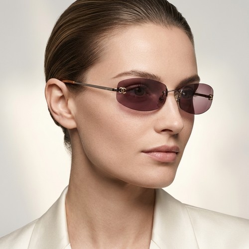 45 - A pair of original Chanel designer sunglasses. In the original case.
Chanel is a French luxury fashi... 
