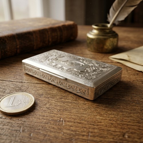 Star Lot: A very fine example of an antique Austrian silver case ...