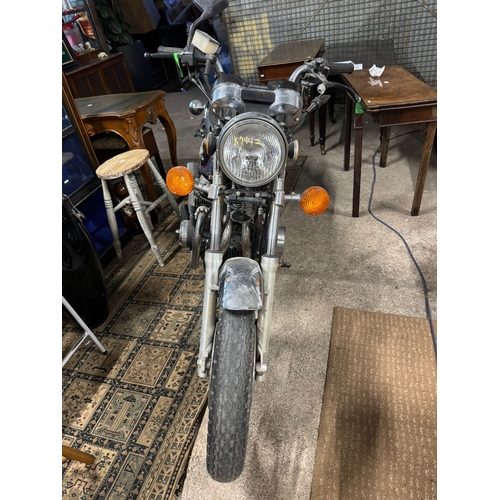 212 - Honda, a 1980's CR650 model motorbike (American import) mileage observed at 8,525.