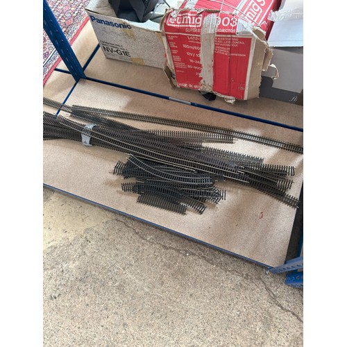 24 - Collection vintage model railway track, transformers etc