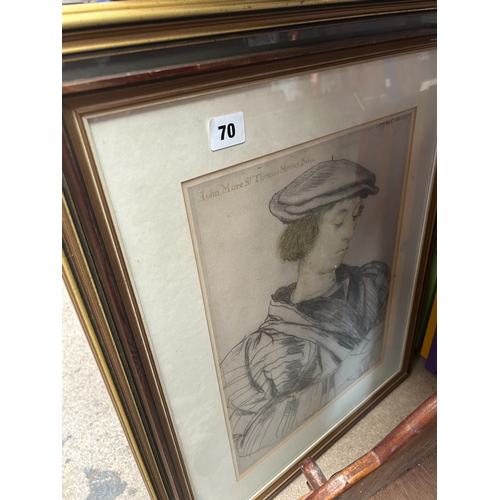 36 - After Hans Holbein the younger, three various prints (3)