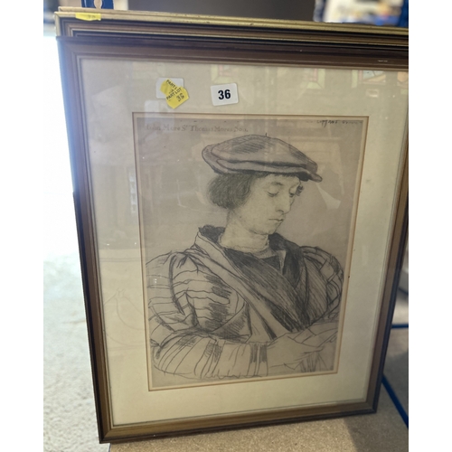 36 - After Hans Holbein the younger, three various prints (3)