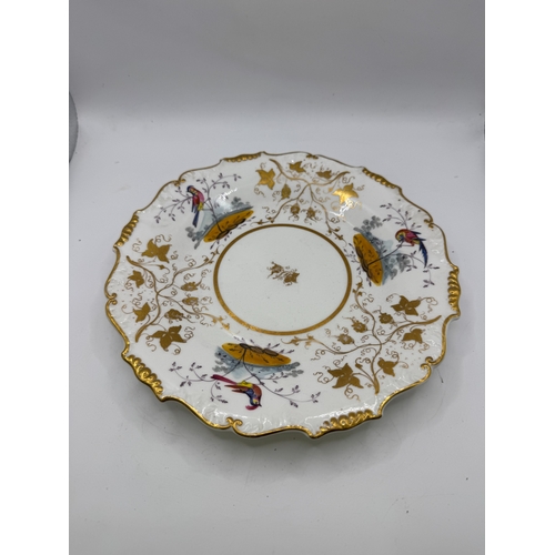 2 - 19th century and later continental porcelain to include a Dresden lattice bowl, 23cm diameter, Royal... 