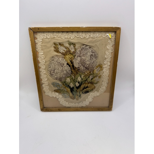 60 - Group antique and later embroidered table linens etc