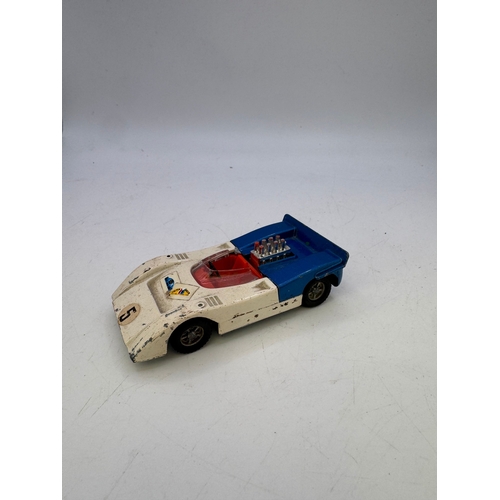 29 - Mixed box lot, diecast model cars, planes, other vehicles etc to include Corgi and Dinky examples an... 