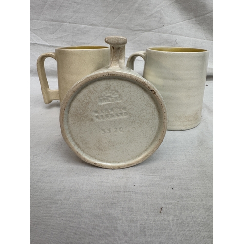 12 - Set of 3 stylish mugs with interesting handles
