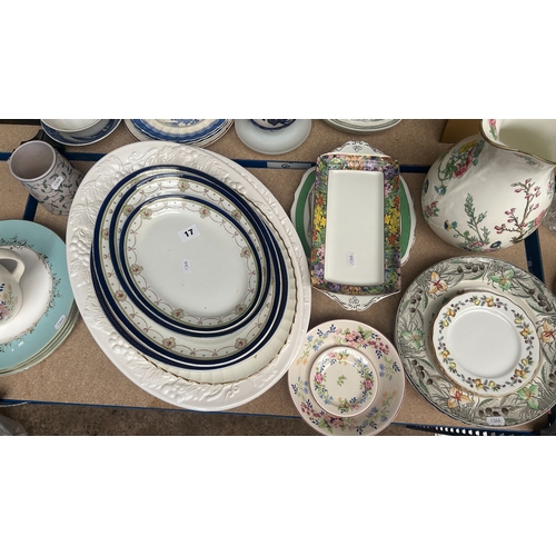 17 - Collection of 19th century and later ceramics to include a large Coalport Jug, Royal Doulton and oth... 