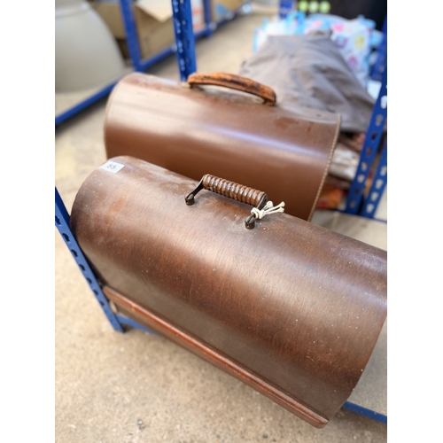 55 - Vintage ‘Empress’ cased sewing machine and a vintage cased sewing machine (2)