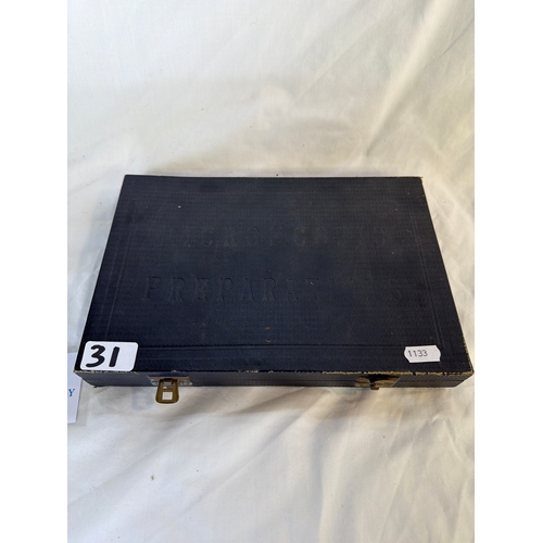 31 - collection of scientific microscope slides